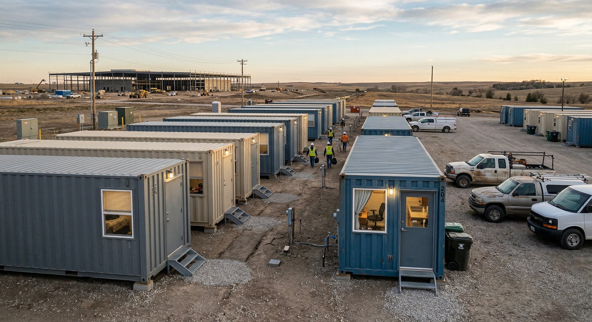 Capsul workforce housing camp — data centre infrastructure